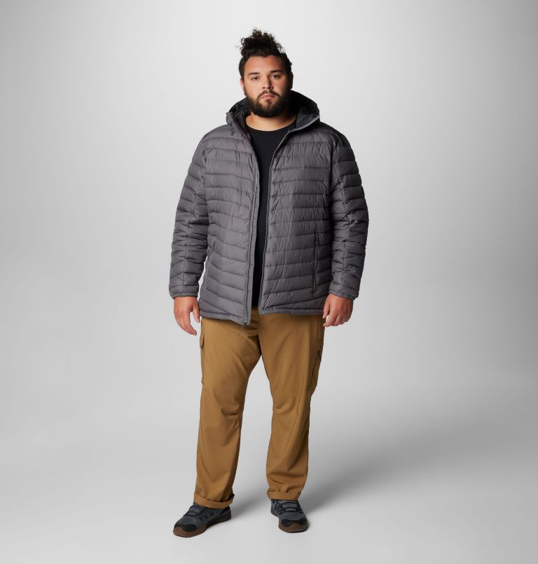 Manteau à capuchon Slope Edge II pour hommes – Tailles fortes, Color: City Grey, image 3