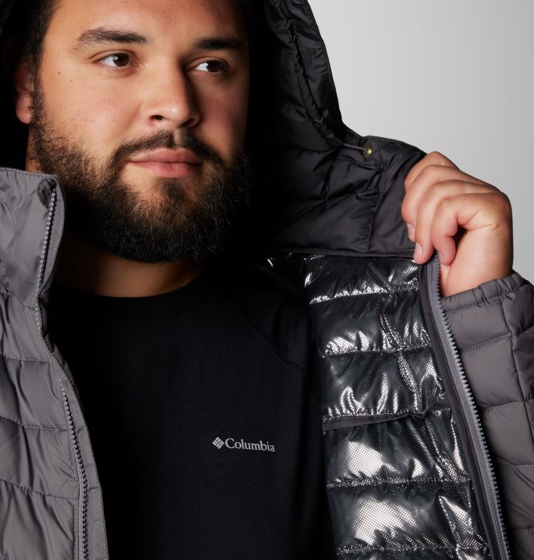 Manteau à capuchon Slope Edge II pour hommes – Tailles fortes, Color: City Grey, image 6