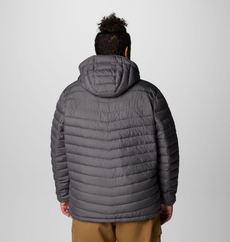 Manteau à capuchon Slope Edge II pour hommes – Tailles fortes, Color: City Grey, image 2