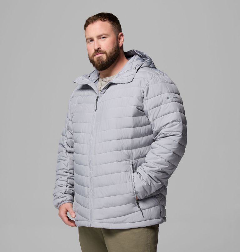 Men's Slope Edge II Hooded Jacket - Big, Color: Columbia Grey, image 4