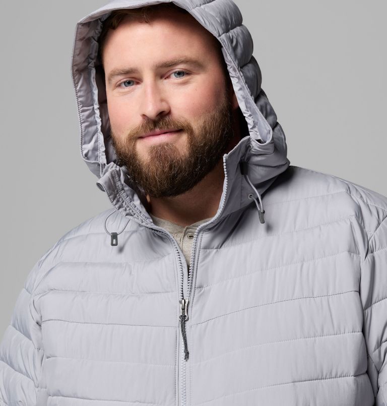 Men's Slope Edge II Hooded Jacket - Big, Color: Columbia Grey, image 7