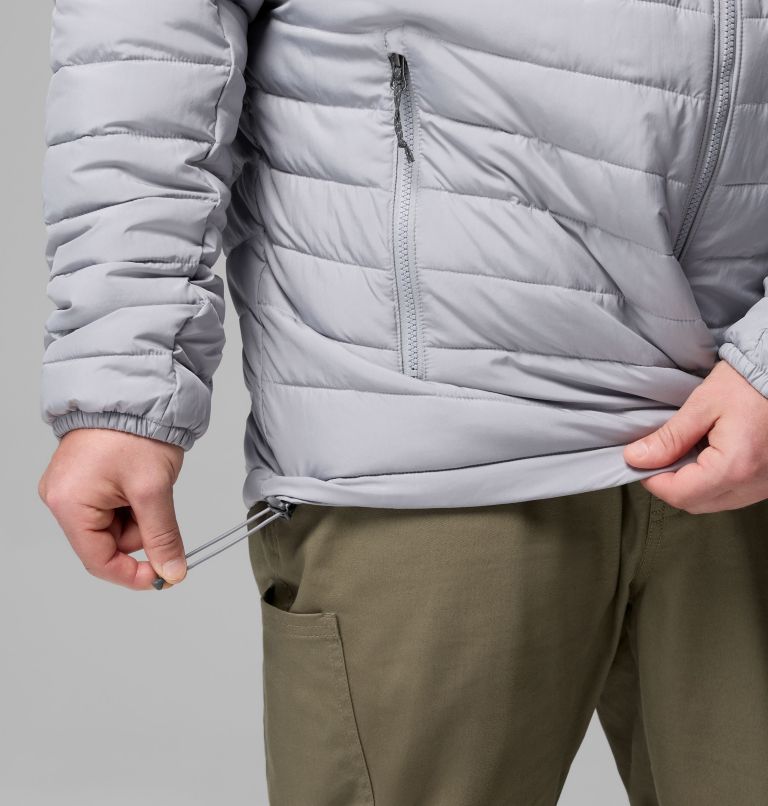 Men's Slope Edge II Hooded Jacket - Big, Color: Columbia Grey, image 8