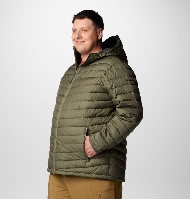Men's Slope Edge II Hooded Jacket - Big, Color: Stone Green, image 4
