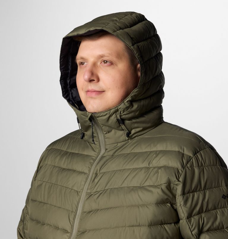 Men's Slope Edge II Hooded Jacket - Big, Color: Stone Green, image 5