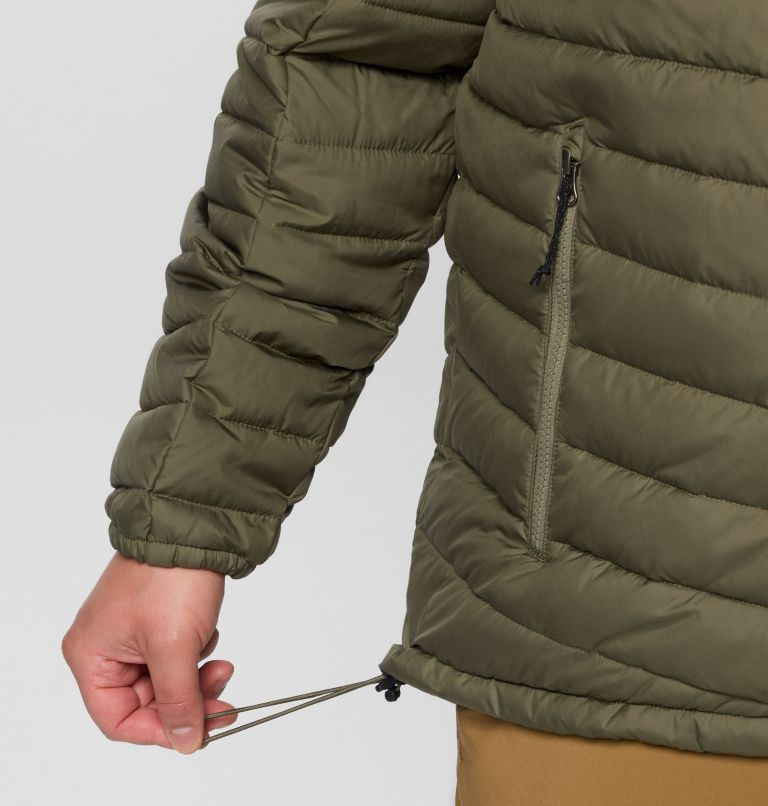 Men's Slope Edge II Hooded Jacket - Big, Color: Stone Green, image 8