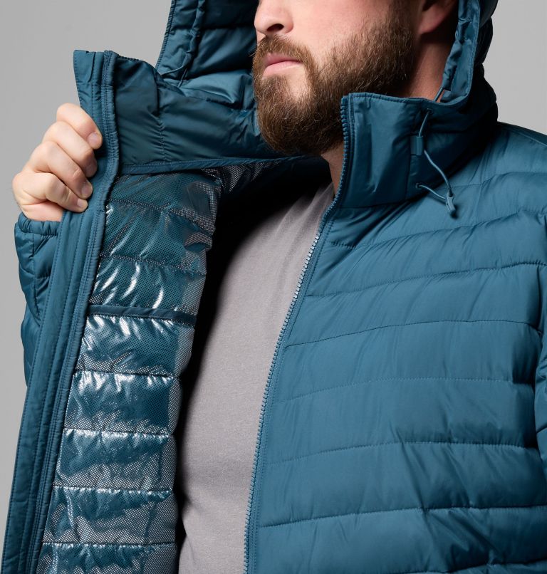 Men's Slope Edge II Hooded Jacket - Big, Color: Everblue, image 6