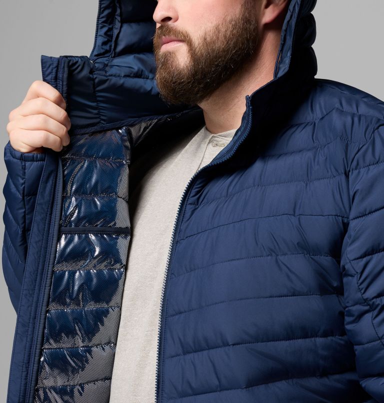 Men's Slope Edge II Hooded Jacket - Big, Color: Collegiate Navy, image 6