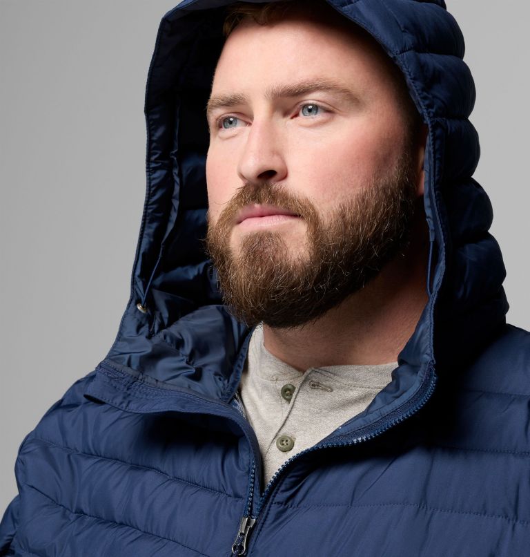 Men's Slope Edge II Hooded Jacket - Big, Color: Collegiate Navy, image 7
