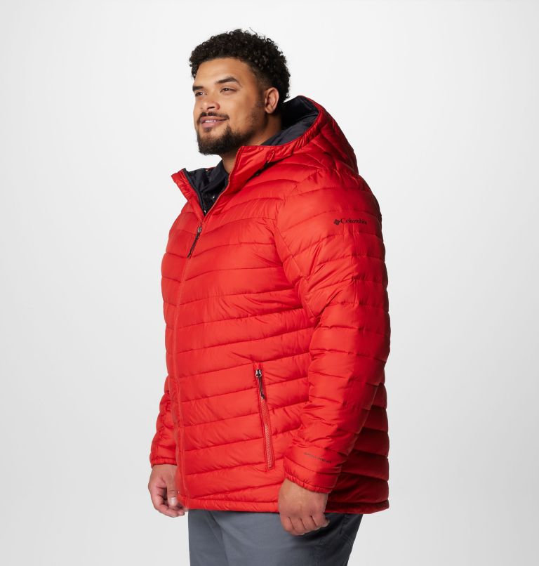 Manteau à capuchon Slope Edge II pour hommes – Tailles fortes, Color: Sail Red, image 4