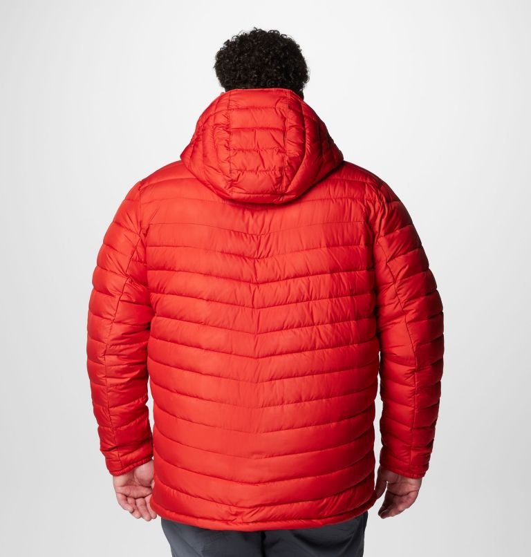 Manteau à capuchon Slope Edge II pour hommes – Tailles fortes, Color: Sail Red, image 2