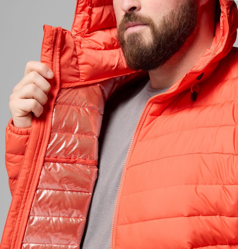 Men's Slope Edge II Hooded Jacket - Big, Color: Zing, image 6