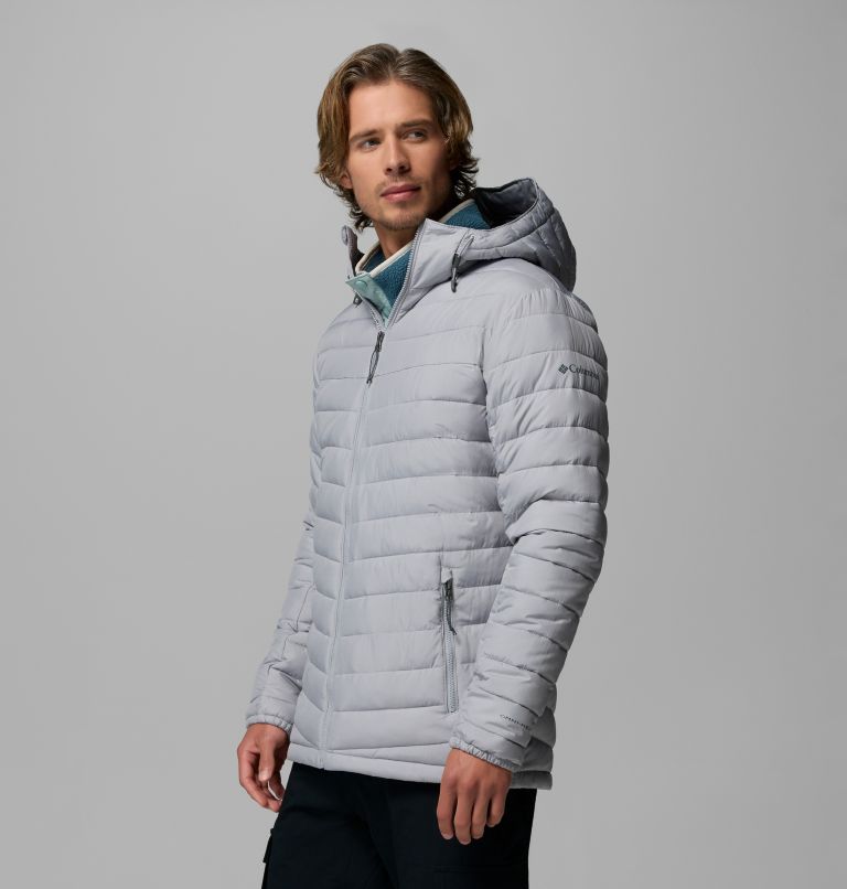 Men's Slope Edge II Hooded Jacket - Tall, Color: Columbia Grey, image 4