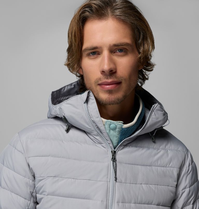 Men's Slope Edge II Hooded Jacket - Tall, Color: Columbia Grey, image 7