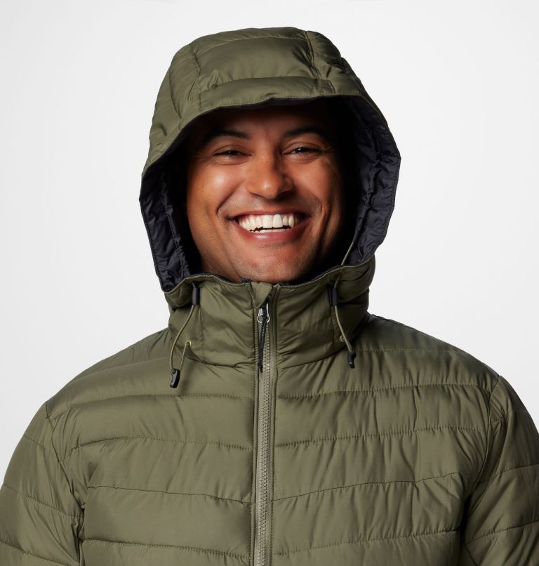 Men's Slope Edge II Hooded Jacket - Tall, Color: Stone Green, image 5