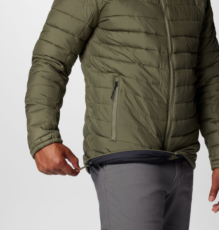 Men's Slope Edge II Hooded Jacket - Tall, Color: Stone Green, image 7
