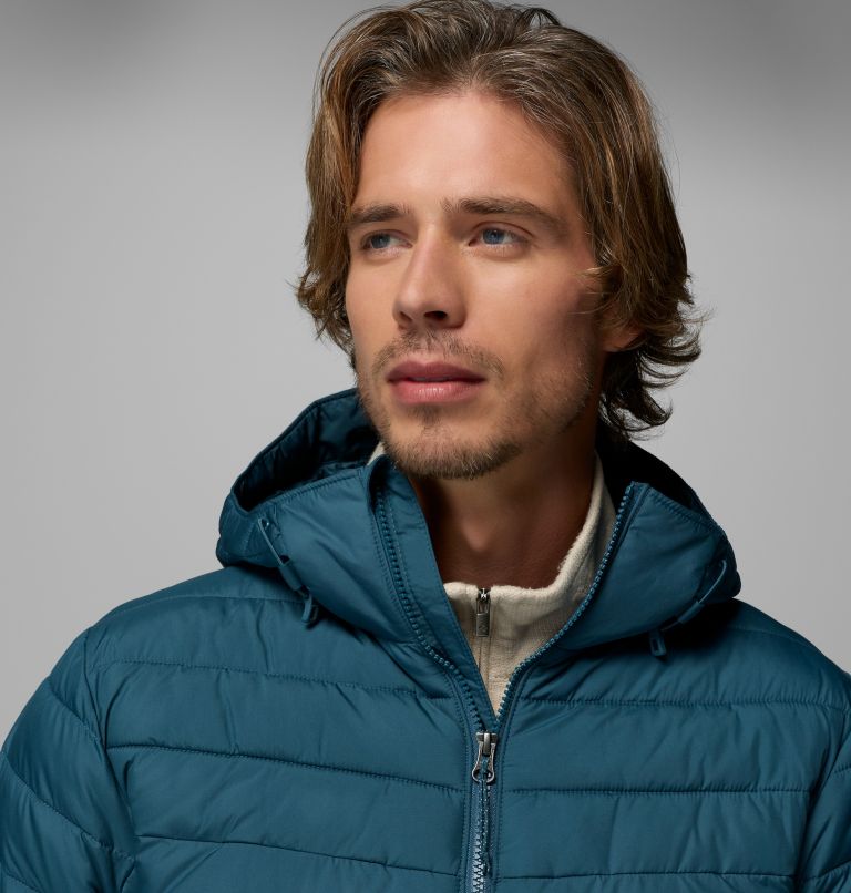 Men's Slope Edge II Hooded Jacket - Tall, Color: Everblue, image 7