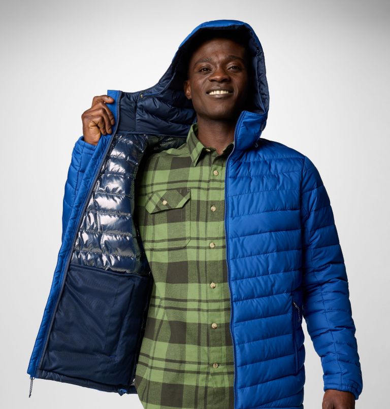 Manteau à capuchon Slope Edge II pour hommes – Grandes tailles, Color: Mountain Blue, image 6