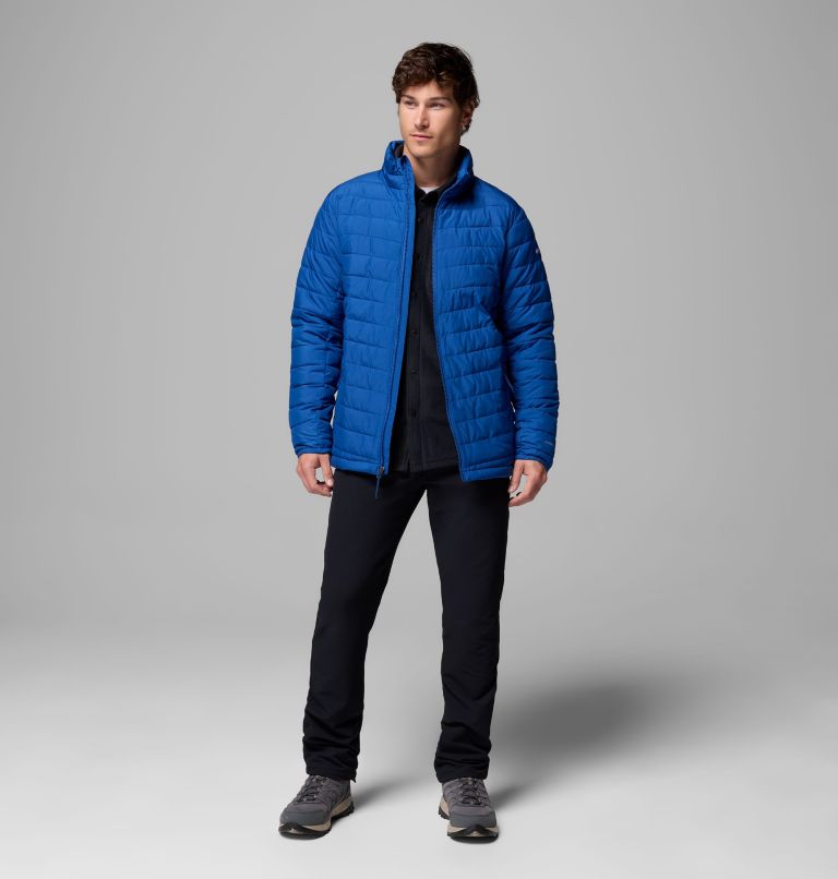Men's Slope Edge II Jacket, Color: Mountain Blue, image 2