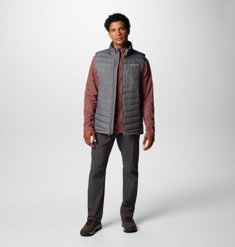 Men's Slope Edge II Vest, Color: City Grey, image 3