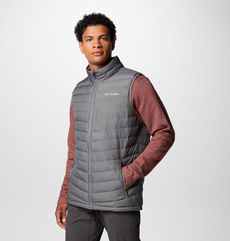 Men's Slope Edge II Vest, Color: City Grey, image 4