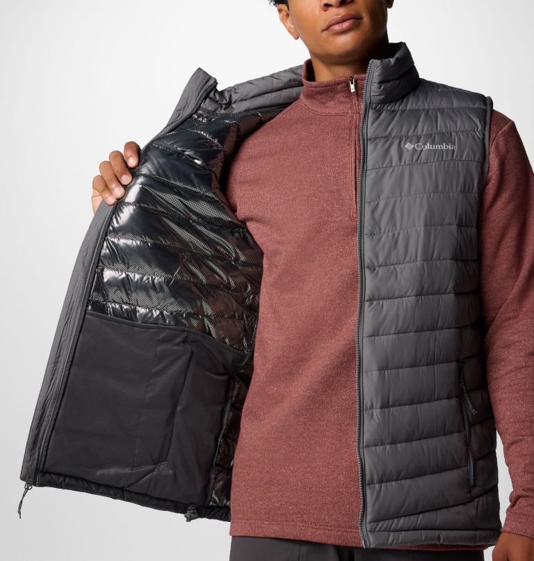Men's Slope Edge II Vest, Color: City Grey, image 6