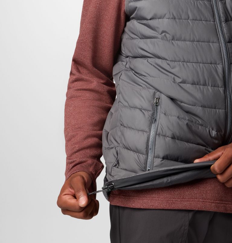 Men's Slope Edge II Vest, Color: City Grey, image 8