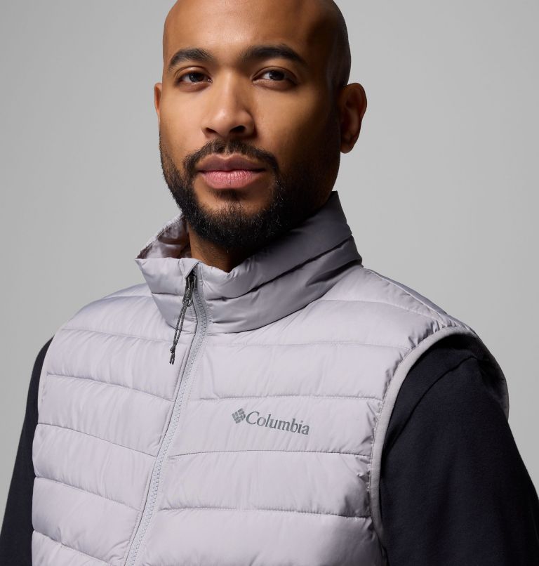 Men's Slope Edge II Vest, Color: Columbia Grey, image 7