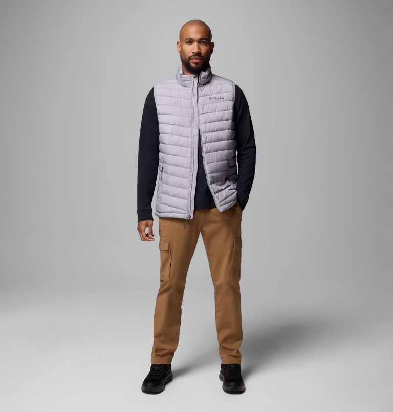Men's Slope Edge II Vest, Color: Columbia Grey, image 2