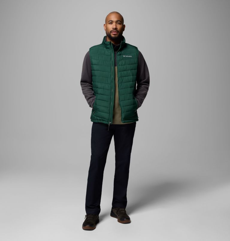 Men's Slope Edge II Vest, Color: Rain Forest, image 2