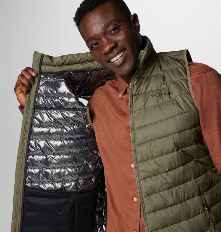 Men's Slope Edge II Insulated Gilet, Color: Stone Green, image 6