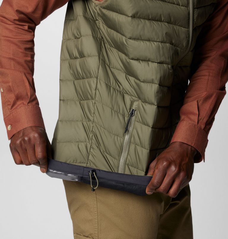 Men's Slope Edge II Insulated Gilet, Color: Stone Green, image 7