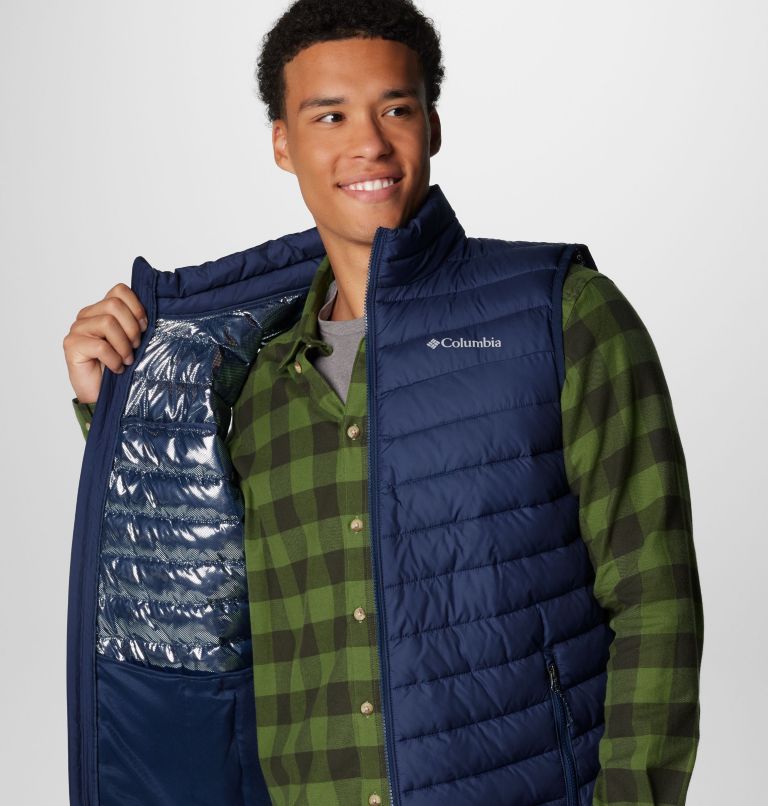 Men's Slope Edge II Vest, Color: Collegiate Navy, image 6