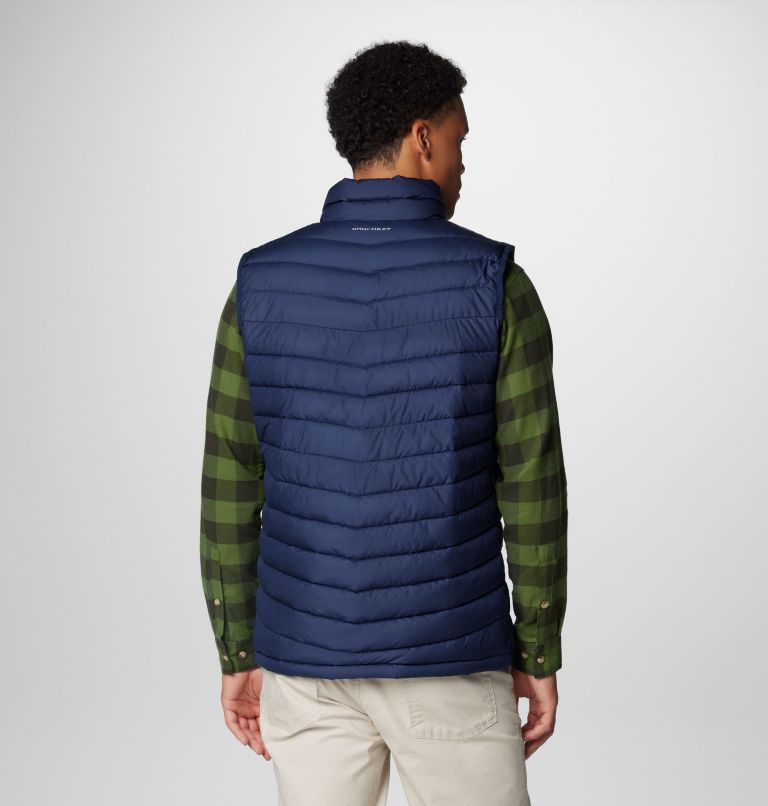 Men's Slope Edge II Vest, Color: Collegiate Navy, image 2