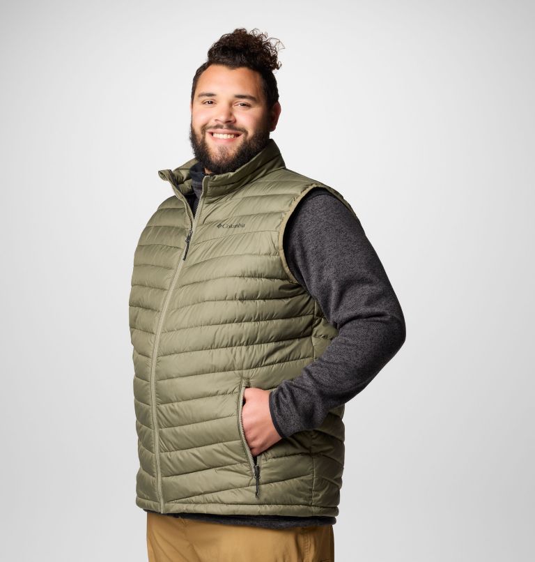 Gilet sans manches Slope Edge II pour hommes – Tailles fortes, Color: Stone Green, image 4