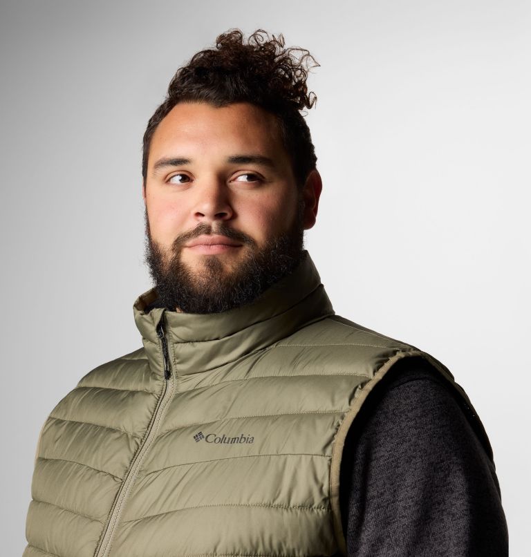 Gilet sans manches Slope Edge II pour hommes – Tailles fortes, Color: Stone Green, image 5