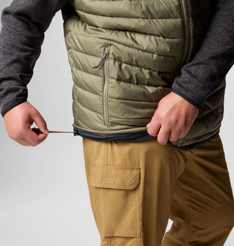 Gilet sans manches Slope Edge II pour hommes – Tailles fortes, Color: Stone Green, image 8