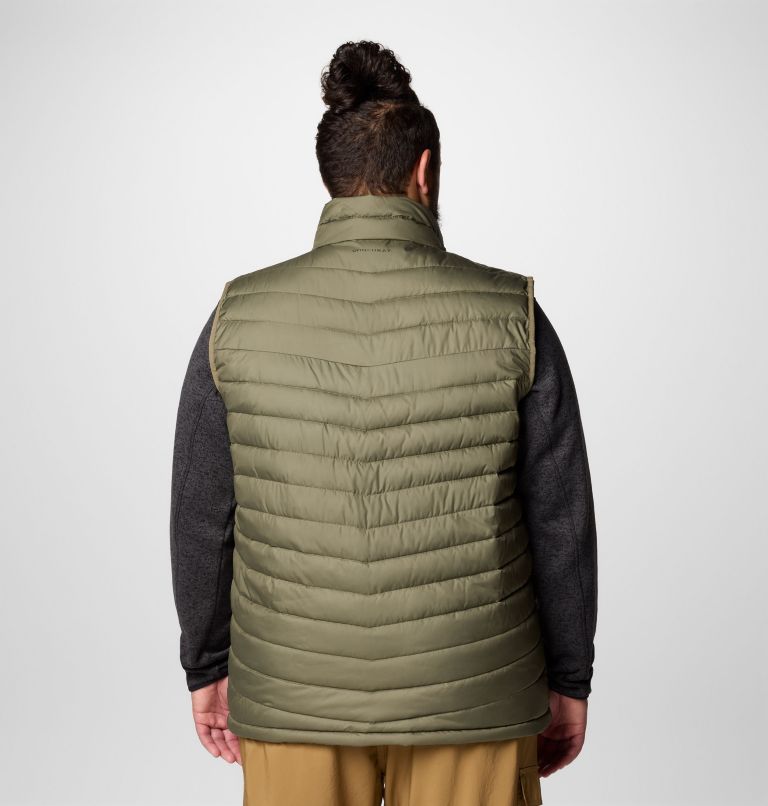 Gilet sans manches Slope Edge II pour hommes – Tailles fortes, Color: Stone Green, image 2