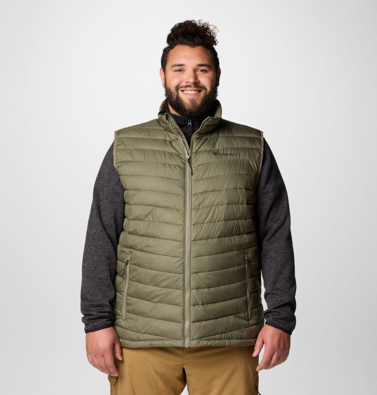 Gilet sans manches Slope Edge II pour hommes – Tailles fortes, Color: Stone Green, image 1