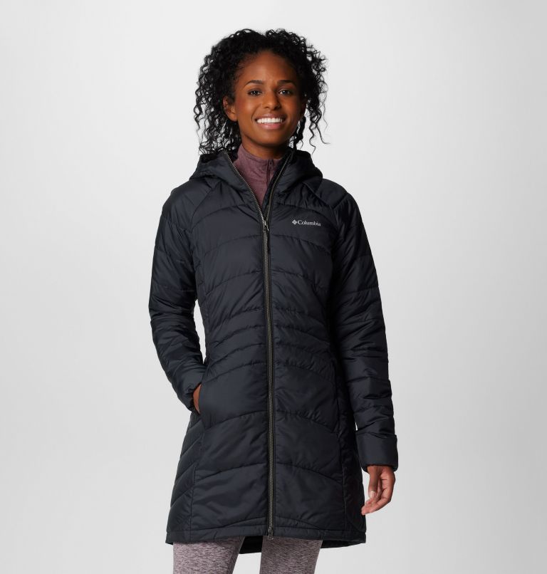 Women's Karis Gale II Long Jacket, Color: Black, image 1