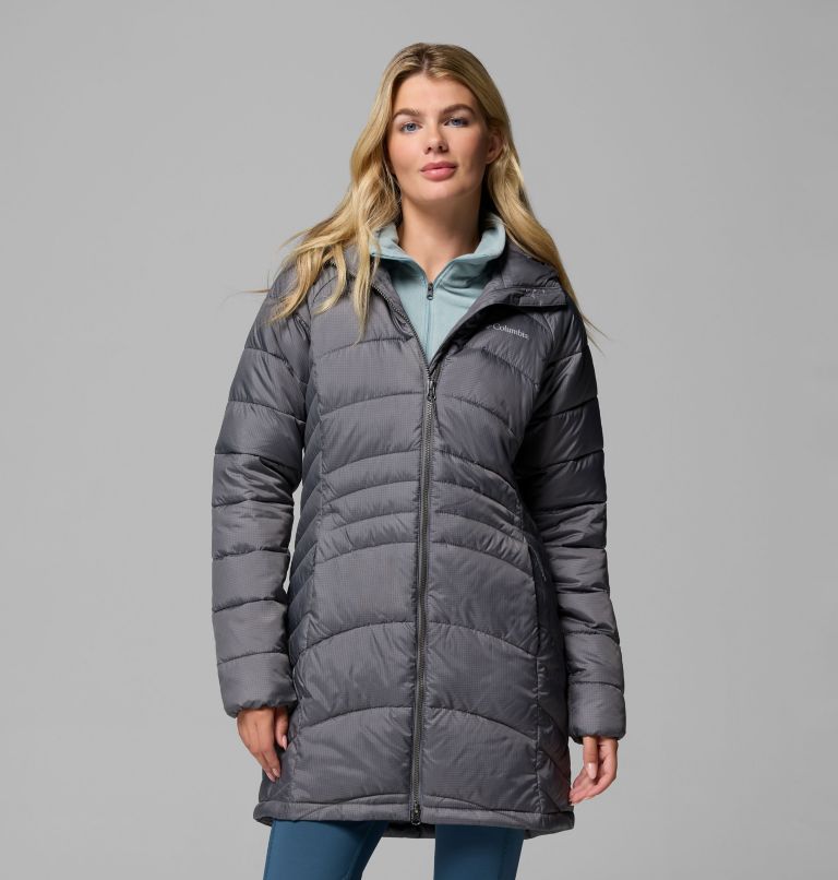 Women's Karis Gale II Long Jacket, Color: City Grey, image 1