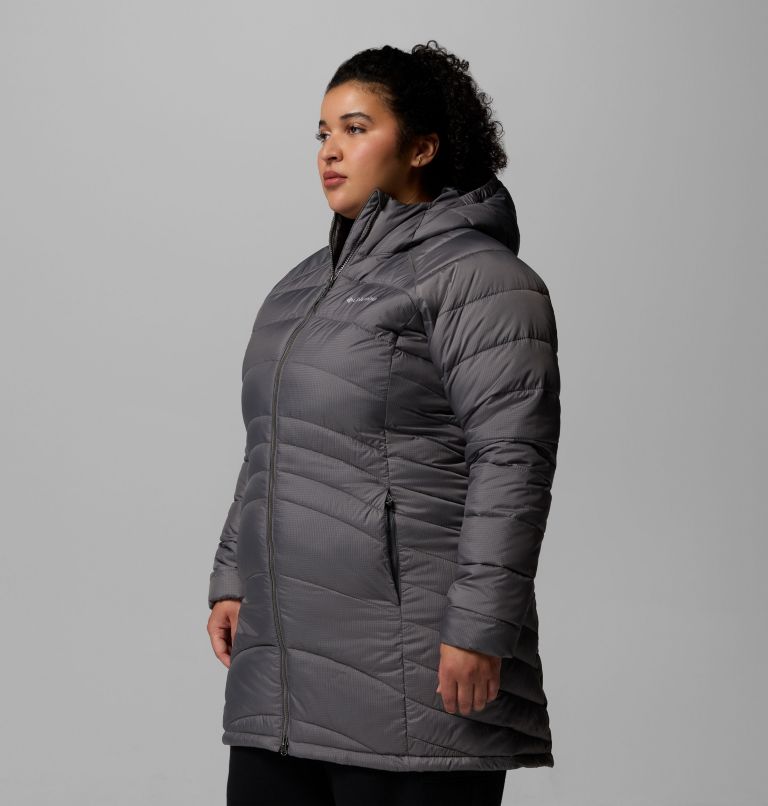 Women's Karis Gale II Long Jacket - Plus Size, Color: City Grey, image 4