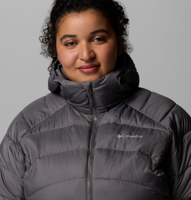 Women's Karis Gale II Long Jacket - Plus Size, Color: City Grey, image 6