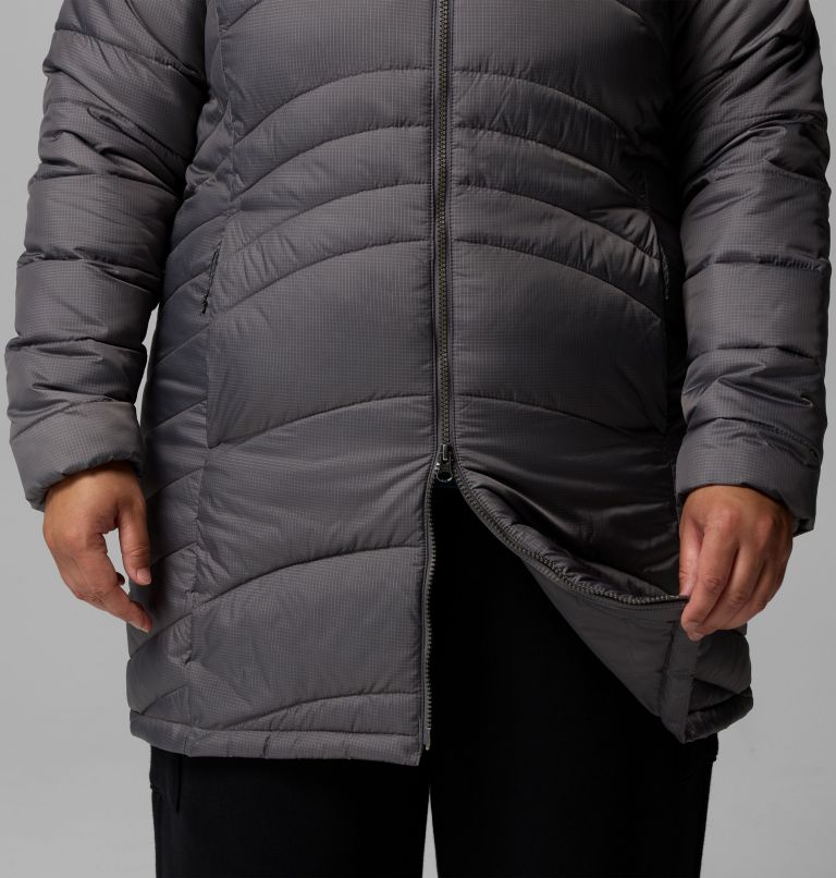 Women's Karis Gale II Long Jacket - Plus Size, Color: City Grey, image 7