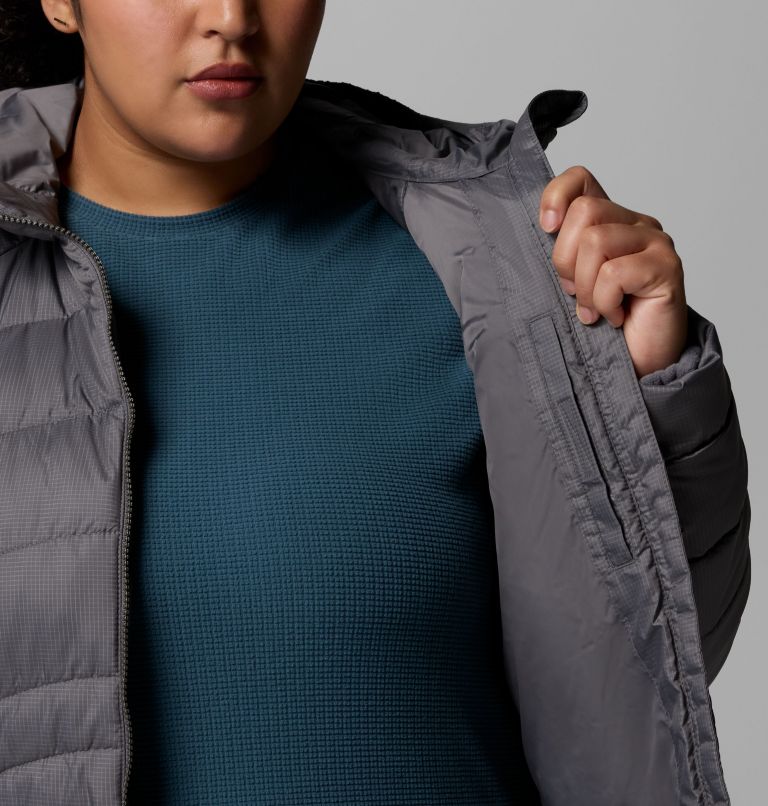 Women's Karis Gale II Long Jacket - Plus Size, Color: City Grey, image 8