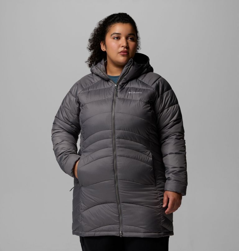 Women's Karis Gale II Long Jacket - Plus Size, Color: City Grey, image 1