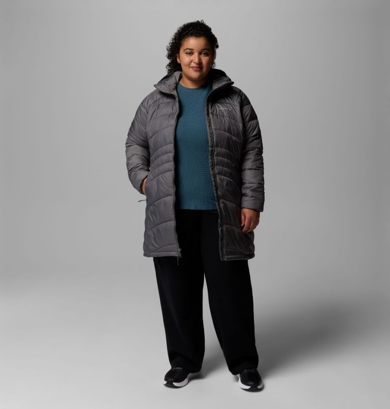 Women's Karis Gale II Long Jacket - Plus Size, Color: City Grey, image 2