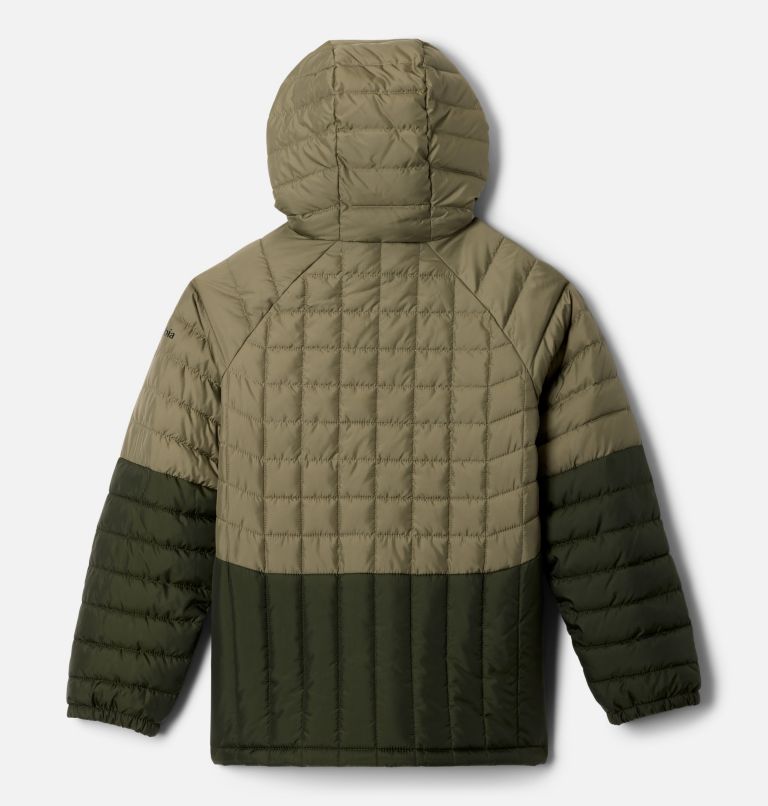 Boys' Humphrey Hills II Puffer, Color: Stone Green, Greenscape, image 2