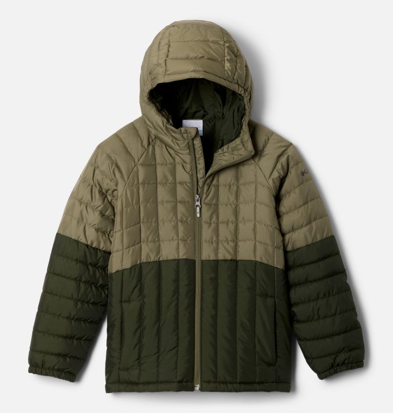 Boys' Humphrey Hills II Puffer, Color: Stone Green, Greenscape, image 1