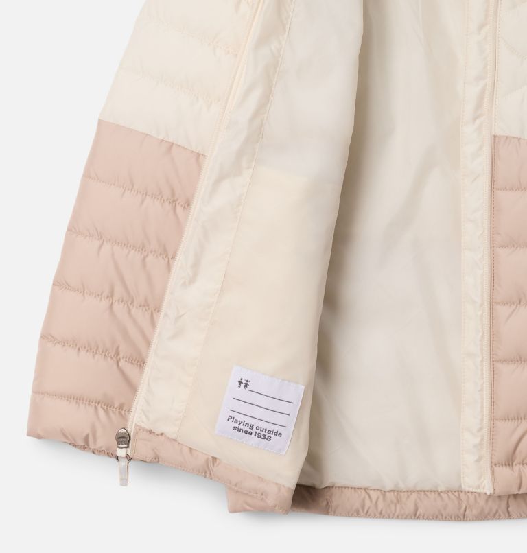 Girls' Humphrey Hills II Puffer, Color: Chalk, Ancient Fossil, image 3