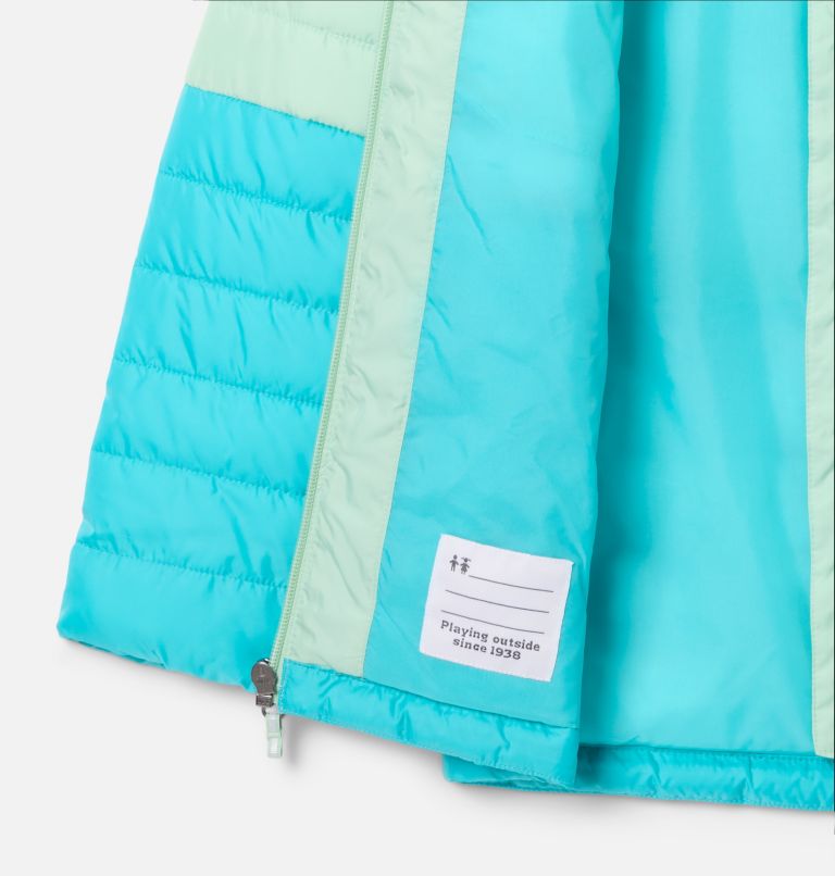 Girls' Humphrey Hills II Puffer, Color: New Mint, Geyser, image 3